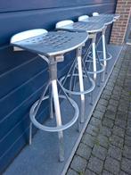 4 tabourets de bar en aluminium pour intérieur ou extérieur, Enlèvement