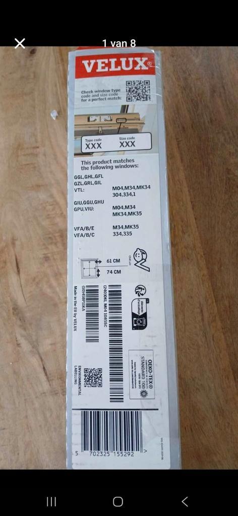 Velux gordijn, Doe-het-zelf en Bouw, Glas en Ramen, Zo goed als nieuw, Ophalen of Verzenden