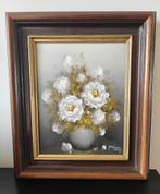 olieverfschilderij stilleven van bloemen, Enlèvement