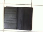 Zwart leren etui voor meerdere kaarten (7) voor heren, Handtassen en Accessoires, Portemonnees, Ophalen of Verzenden, Nieuw, Zwart