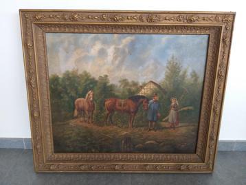 Huile sur toile signée Hubert Henrard beschikbaar voor biedingen