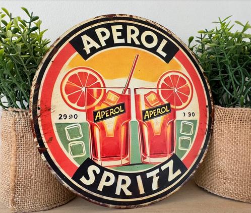 Metalen reclamebord Aperol Spritz, Verzamelen, Merken en Reclamevoorwerpen, Nieuw, Reclamebord, Ophalen of Verzenden
