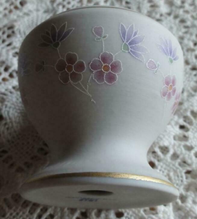 Vintage keramiek eierdopje, bloemen, IBIS Aveiro, Portugal, Antiek en Kunst, Curiosa en Brocante, Ophalen of Verzenden