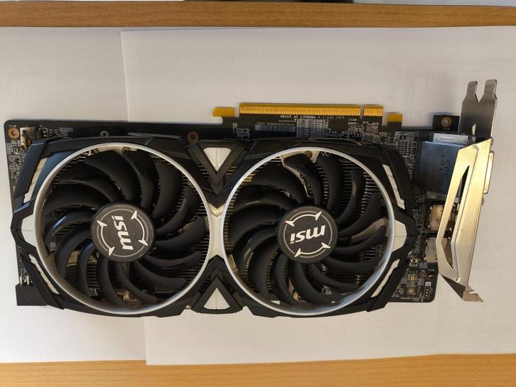 MSI GRAFISCHE KAART RX580 ARMOR 8GB, Computers en Software, Videokaarten, Zo goed als nieuw, AMD, PCI-Express 4.0, GDDR5, HDMI