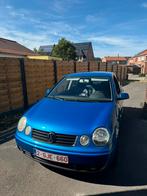 Volkswagen polo 1.4i 155.000km airco, Auto's, Voorwielaandrijving, 4 cilinders, Blauw, Lederen bekleding
