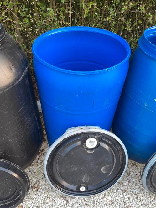 Vat wasblik plastic vat 60l 120l 220l 240l 260l, Tuin en Terras, Regentonnen, Ophalen of Verzenden