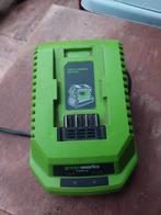 Greenworks lader 40v, Ophalen of Verzenden, Zo goed als nieuw