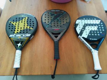 Padelrackets 60€ per stuk, Enlèvement