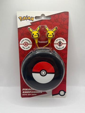 Écouteurs Pikachu Pokémon avec boîte - Neuf sous blister 