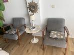 2 designfauteuils, Huis en Inrichting, Fauteuils, Ophalen, Gebruikt, Hout, Design