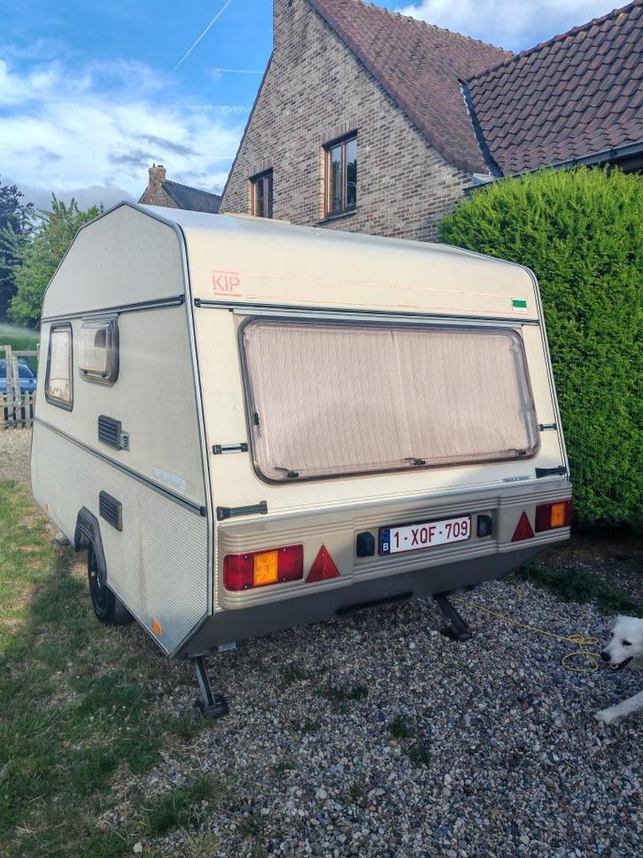 kip greyline 34 kg, Caravans en Kamperen, Caravans, Particulier, tot en met 3, 500 - 750 kg, Treinzit, Kip, 2 aparte bedden, 4 tot 5 meter