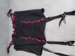 corselet zwart-rood, 38, Kleding | Dames, Ondergoed en Lingerie, Ophalen, Rood
