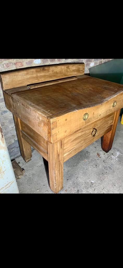 Houten kapblok, Antiek en Kunst, Antiek | Keukengerei, Ophalen