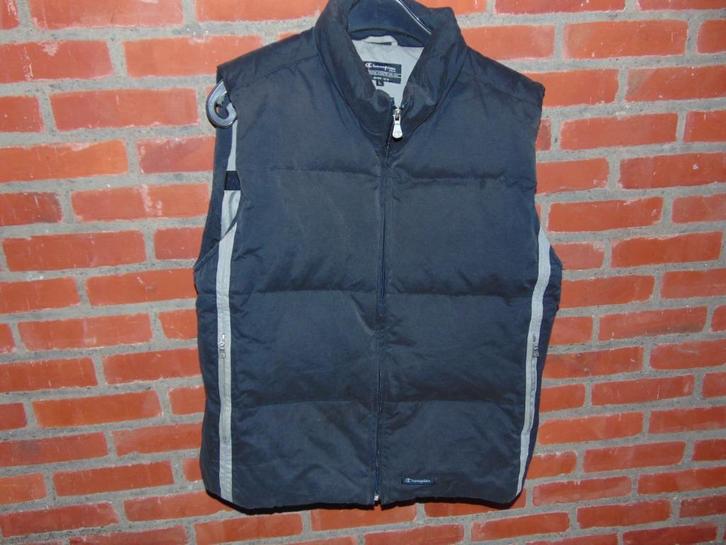 Bodywarmer met dons in nette staat, Kleding | Heren, Bodywarmers, Gedragen, Maat 48/50 (M), Zwart, Ophalen of Verzenden