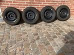Autobanden + velgen (fiat 500), Auto-onderdelen, Banden en Velgen, Ophalen, Overige, Winterbanden, Band(en)