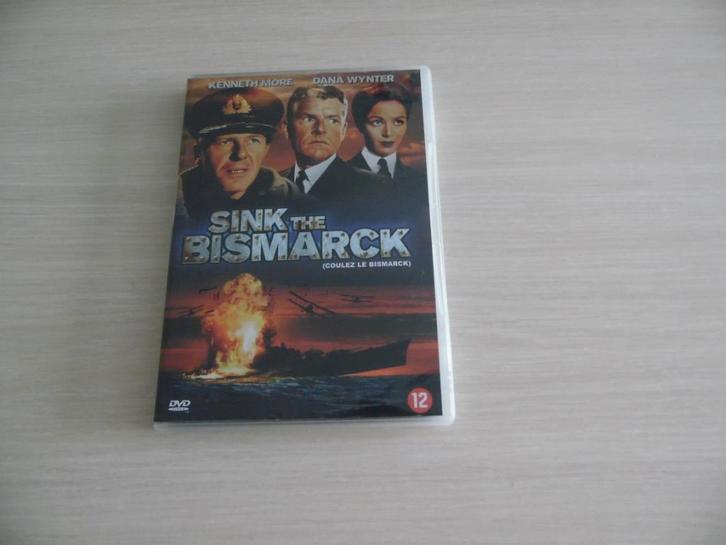 LAAT DE BISMARCK ZINKEN, Cd's en Dvd's, Dvd's | Actie, Zo goed als nieuw, Oorlog, Vanaf 12 jaar, Verzenden