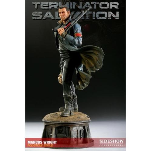 Sideshow Terminator Salvation Statue Marcus Wright !!!, Verzamelen, Film en Tv, Nieuw, Film, Beeldje, Replica of Model, Ophalen