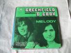 45 T  - SINGLE  - Greenfield & Cook ‎– Melody, Pop, Ophalen of Verzenden, 7 inch, Single