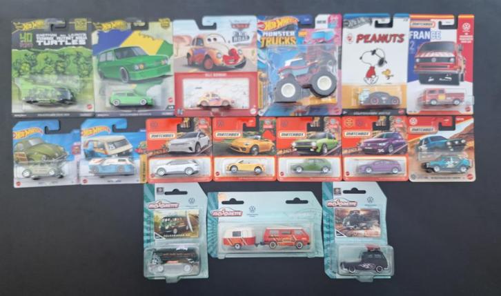 vw hot wheels majorette matchbox, Hobby en Vrije tijd, Modelauto's | Overige schalen, Nieuw, Auto, Ophalen of Verzenden