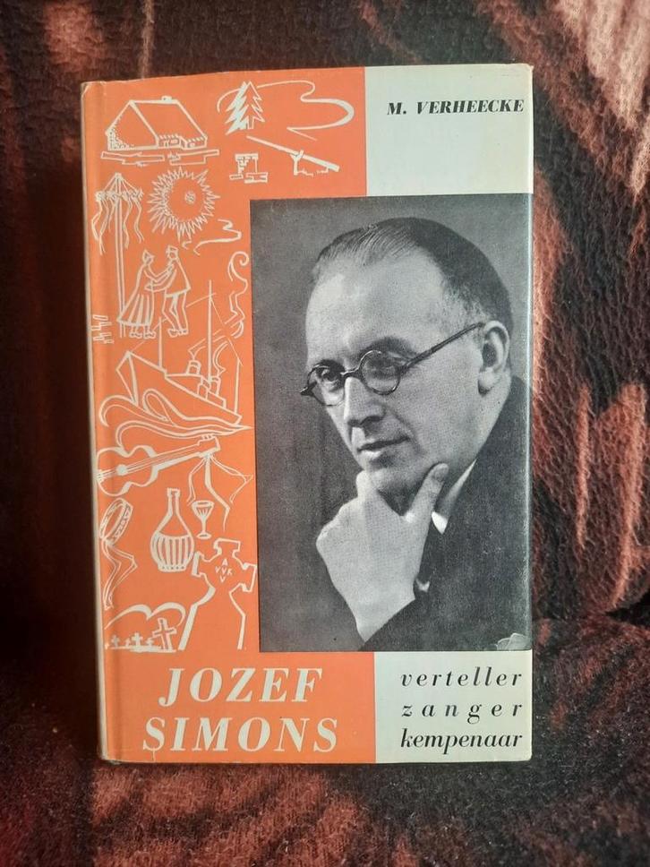 Jozef Simons Verteller Zanger Kempenaar M. Verheecke 1963, Boeken, Biografieën, Gelezen, Ophalen of Verzenden