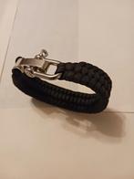 Zwarte matrozenarmband., Ophalen of Verzenden, Zo goed als nieuw
