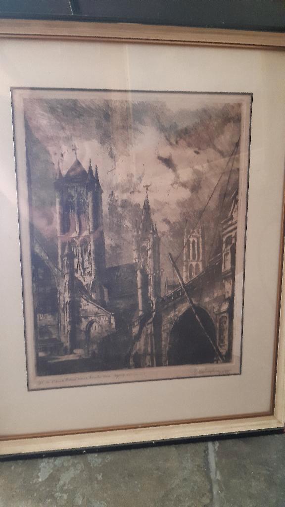 Etsen en Gravures, Antiek en Kunst, Kunst | Etsen en Gravures, Ophalen of Verzenden