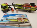 Lego 60254: Raceboottransport, Ophalen of Verzenden, Gebruikt, Complete set, Lego