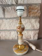 Vintage Onyx lampenvoet, Ophalen of Verzenden