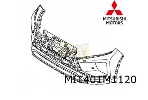 Mitsubishi Eclipse Cross (12/17-2/21) voorbumper (bij koplam, Auto-onderdelen, Carrosserie, Bumper, Mitsubishi, Voor, Nieuw, Ophalen of Verzenden