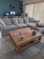 Vol houten salontafel, Huis en Inrichting, Ophalen, Gebruikt, 50 tot 100 cm, 100 tot 150 cm