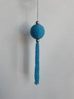 hangertje in turkoois 50 cent, Comme neuf, Bleu, Autres matériaux, Avec strass
