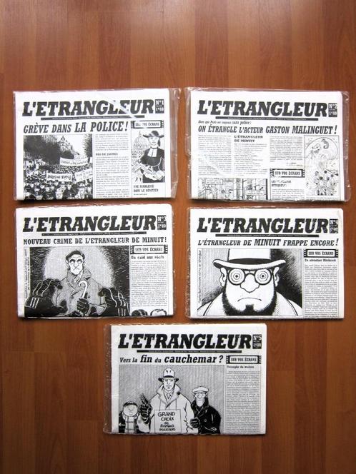Tardi : L' étrangleur journaux 1 à 5 (2006) TBE, Livres, BD, Comme neuf, Plusieurs BD, Enlèvement ou Envoi