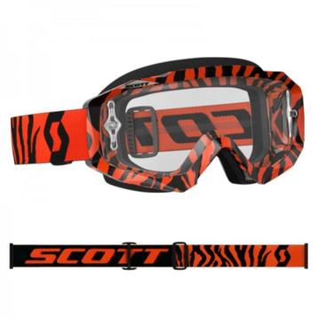 PROMO -67% - Scott Hustle MX bril adult - Zwart/Fluo Oranje, Dames, Ophalen of Verzenden, Scott, Motorcrosskleding