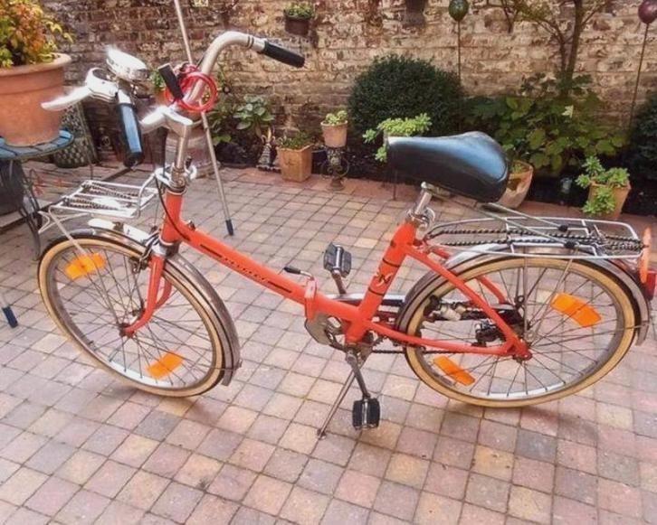 🔶️️ Peugeot opvouwbare minifiets Model NSL 22NS PNSL 40 70s, Fietsen en Brommers, Fietsen | Oldtimers, 51 tot 55 cm, Jaren '60 of nieuwer