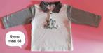 Longsleeve Gymp maat 68, Kinderen en Baby's, Babykleding | Maat 68, Ophalen of Verzenden, Zo goed als nieuw, Gymp, Jongetje