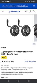 zijwieltjes voor kinderfietsen 14 en 16 inch, Fietsen en Brommers, Ophalen of Verzenden, Zo goed als nieuw, Decathlon Btwin