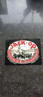 Oud bieretiket Jack op br Brabrux Wolvertem, Verzamelen, Biermerken, Ophalen of Verzenden