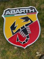 Officieel reclamebord Abarth, delaersbord, Verzamelen, Merken en Reclamevoorwerpen, Ophalen, Zo goed als nieuw, Reclamebord
