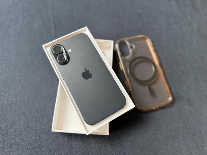 Iphone 16 128 Gb noir état neuf, Télécoms, Téléphonie mobile | Apple iPhone, Comme neuf, 128 GB, iPhone 16, Noir, Enlèvement