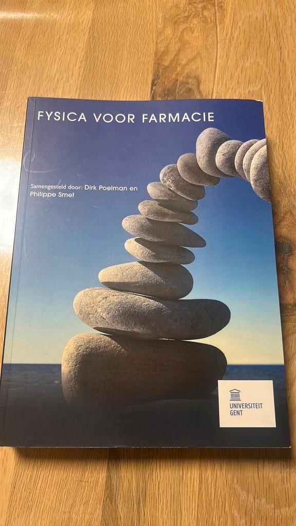 Dirk Poelman - Fysica voor Farmacie, Boeken, Schoolboeken, Nederlands, Ophalen of Verzenden