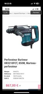 Marteau perforateur Makita, Ophalen, Gebruikt
