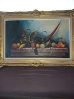 oude schilderij op doek, Ophalen