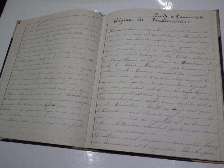 1887 histoire manuscrite France Russie Angleterre Pologne.., Antiquités & Art, Antiquités | Livres & Manuscrits, Enlèvement ou Envoi