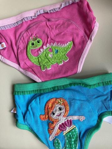 2 Oefenbroekjes/ merk Zoocchini/prinses en draakje beschikbaar voor biedingen