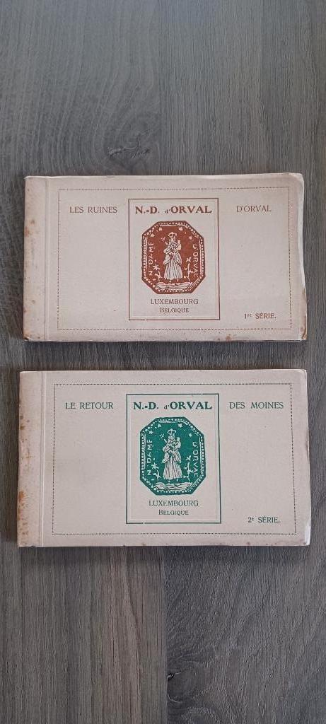 CPA 1ère et 2ème séries cartes postales Notre Dame d'Orval, Verzamelen, Postkaarten | België, Ongelopen, Luxemburg, Ophalen of Verzenden