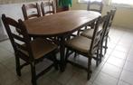 Tafel + 6 stoelen, Huis en Inrichting, Ophalen, Gebruikt
