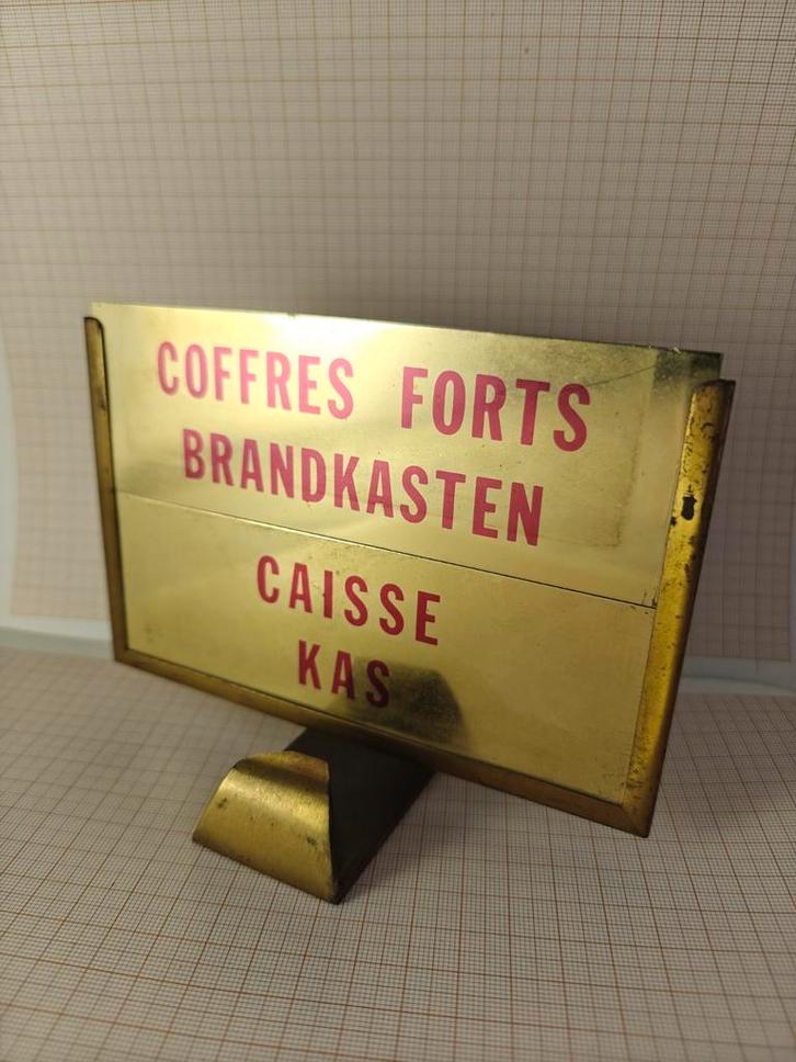 Vintage kantoorbord bank, Antiek en Kunst, Antiek | Kantoor en Zakelijk, Ophalen of Verzenden