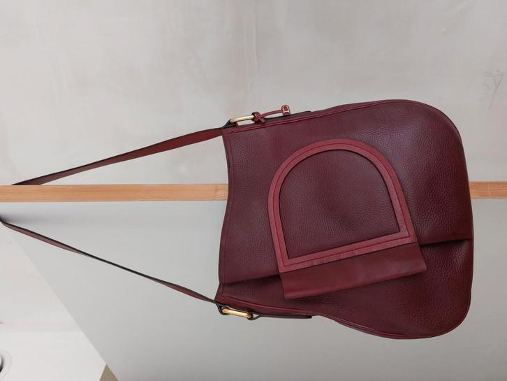 Delvaux, Leder, Handtassen en Accessoires, Tassen | Damestassen, Gebruikt, Handtas, Ophalen