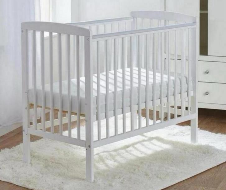 Valley Sydney Wit + Matras Wieg Babybed bedje Ledikant NIEUW, Kinderen en Baby's, Babywiegjes en Ledikanten, Nieuw, Ledikant, Ophalen of Verzenden
