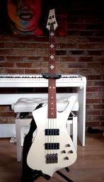 Ibanez SDB3 PW Sharlee D'Angelo Pearl White, Ophalen, Zo goed als nieuw, Elektrisch